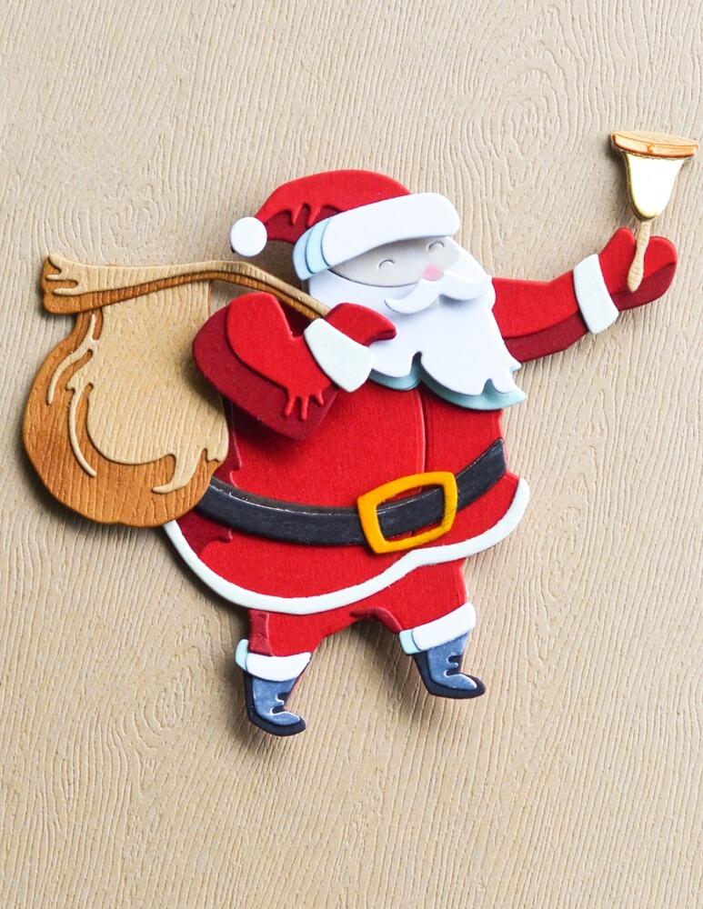 Memory Box - 94737 Layered Festive Santa craft die