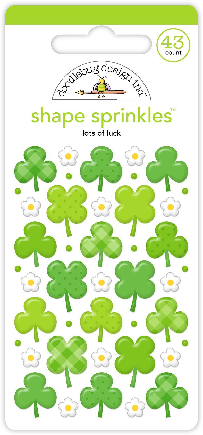 Doodlebug Shape Sprinkles - Lots of Luck