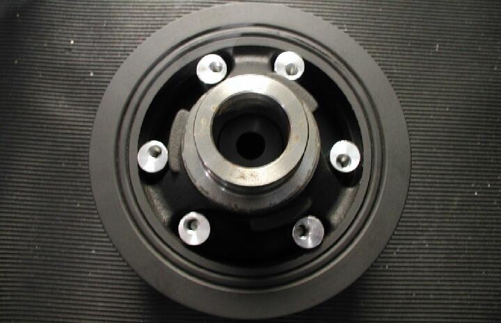 ATI 3FTDR-001 2011-16 Mustang V6 Crank Pulley Bag. Pulley is 6.50" in diameter