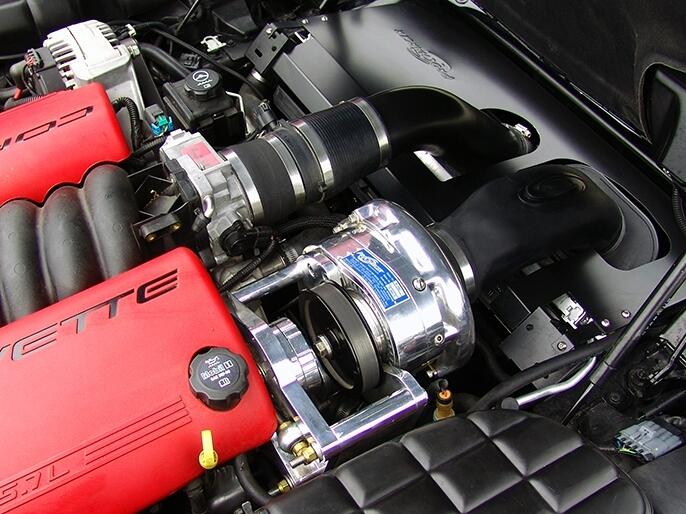 1GK209-SCI Based on the design of the C6 HO Intercooled system and ProCharger C5 race kit, the new Stage II Intercooled ProCharger Tuner substantially raises the bar for C5 performance.