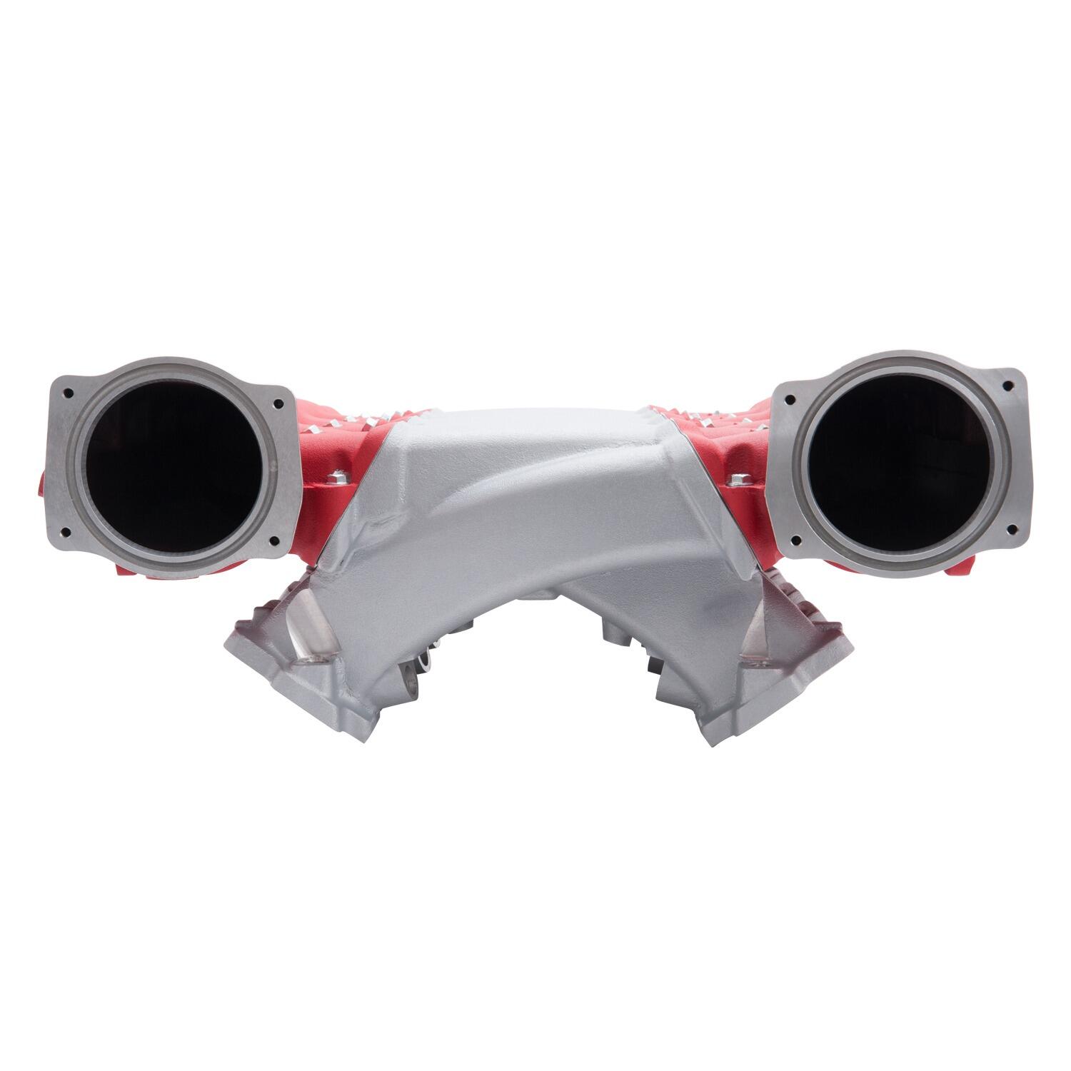 Edelbrock 7141 Cross-Ram Small Block LS3 Red Intake Manifold