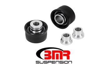 Minimize wheelhop and enhance the rear stability of your 2016 and newer Chevrolet Camaro by eliminating rear upper trailing arm bushing deflection with a set of Upper Trailing Arm Spherical Bearings from BMR Suspension.