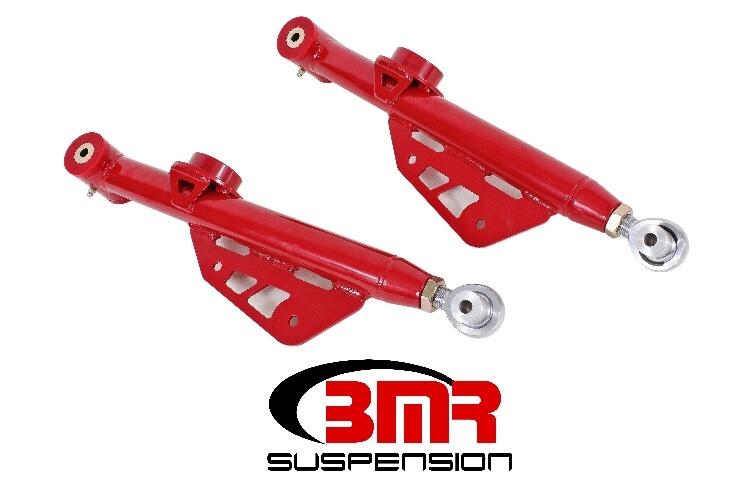Launching harder, reducing wheel hop, and adding cornering consistency to your 1979-1998 Mustang is easy with lower control arms from BMR Suspension.
