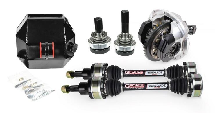 The GForce Performance Engineering fully-fabricated 9? IRS is a complete independent rear suspension (IRS) that replaces your drive-line from the transmission back.