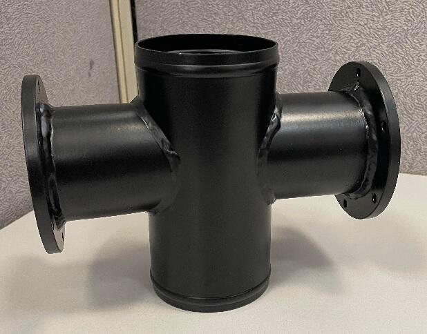 ATI AIGQ1I-002 433 Tube - 7in Straight Dual Race Valve-Blk