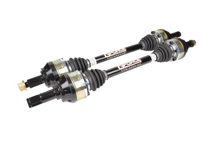 Machined from proprietary aerospace billet alloy, the Renegade axles feature an upgraded 31-spline axle bar and 31-spline billet machined CV joints