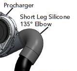 ATI MHS01I-011 Silicone Hose 3" 135 Deg Elbow