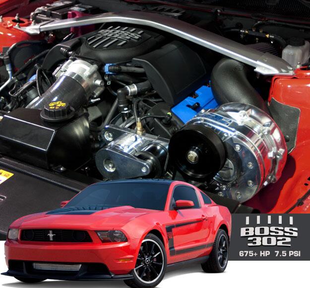 615+ Horsepower with Proven Intercooled ProCharger Systemfor 2012-13  Boss 302