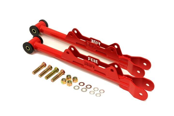 Launching harder, reducing wheel hop, and adding cornering consistency to your Fifth Gen Camaro is easy with non-adjustable lower control arms from BMR Suspension.