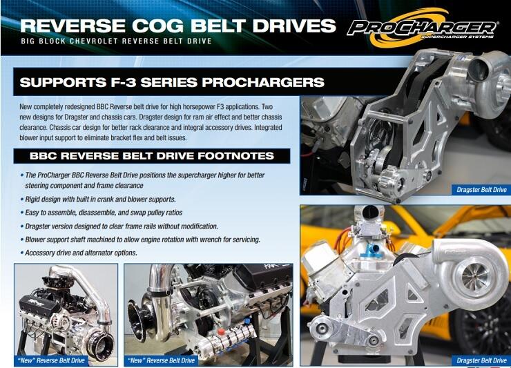 ATI 4BD-BBC-3 Chevrolet Big Block F-3 Reverse BeltDrive
