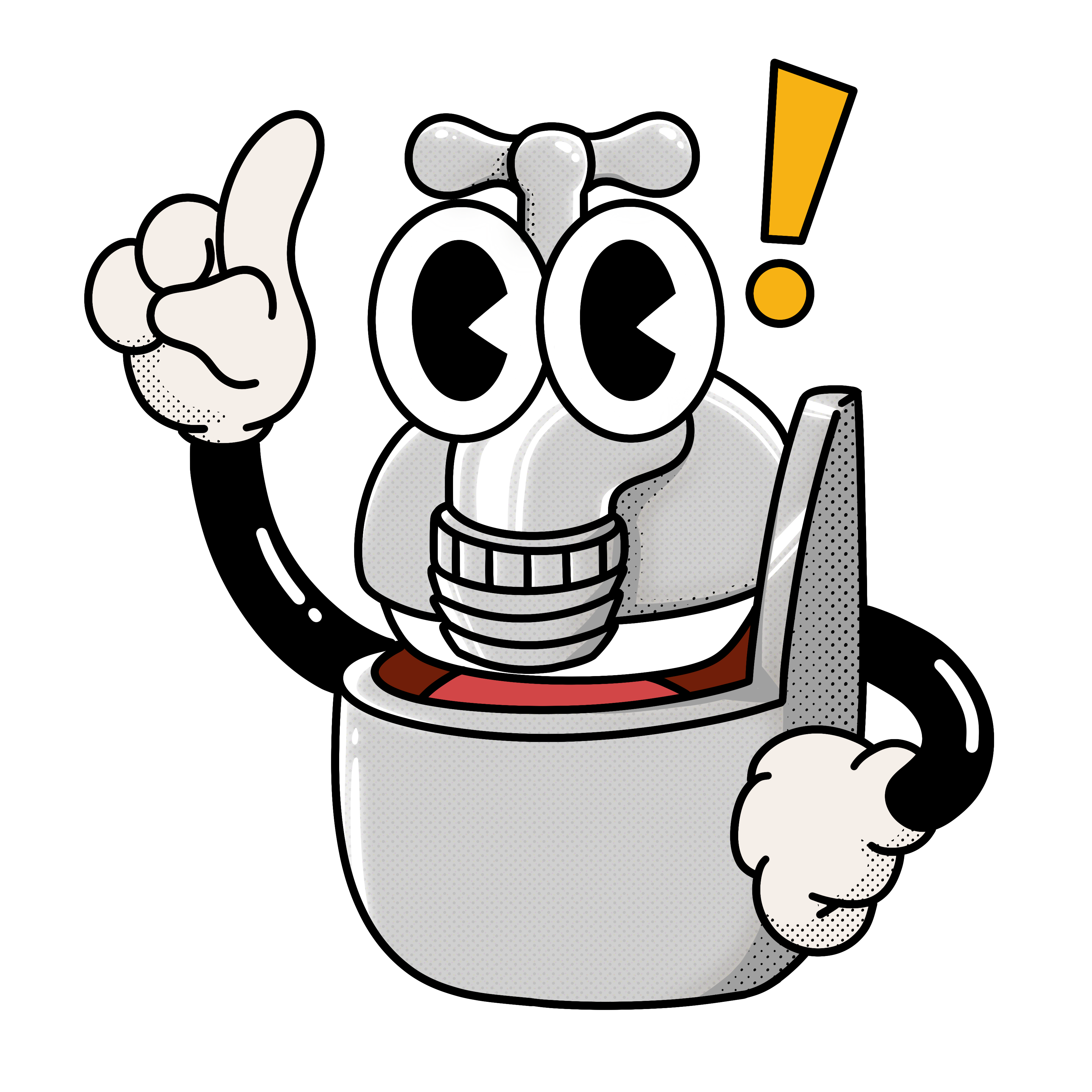Tap Jaw Character Exclamation Mark