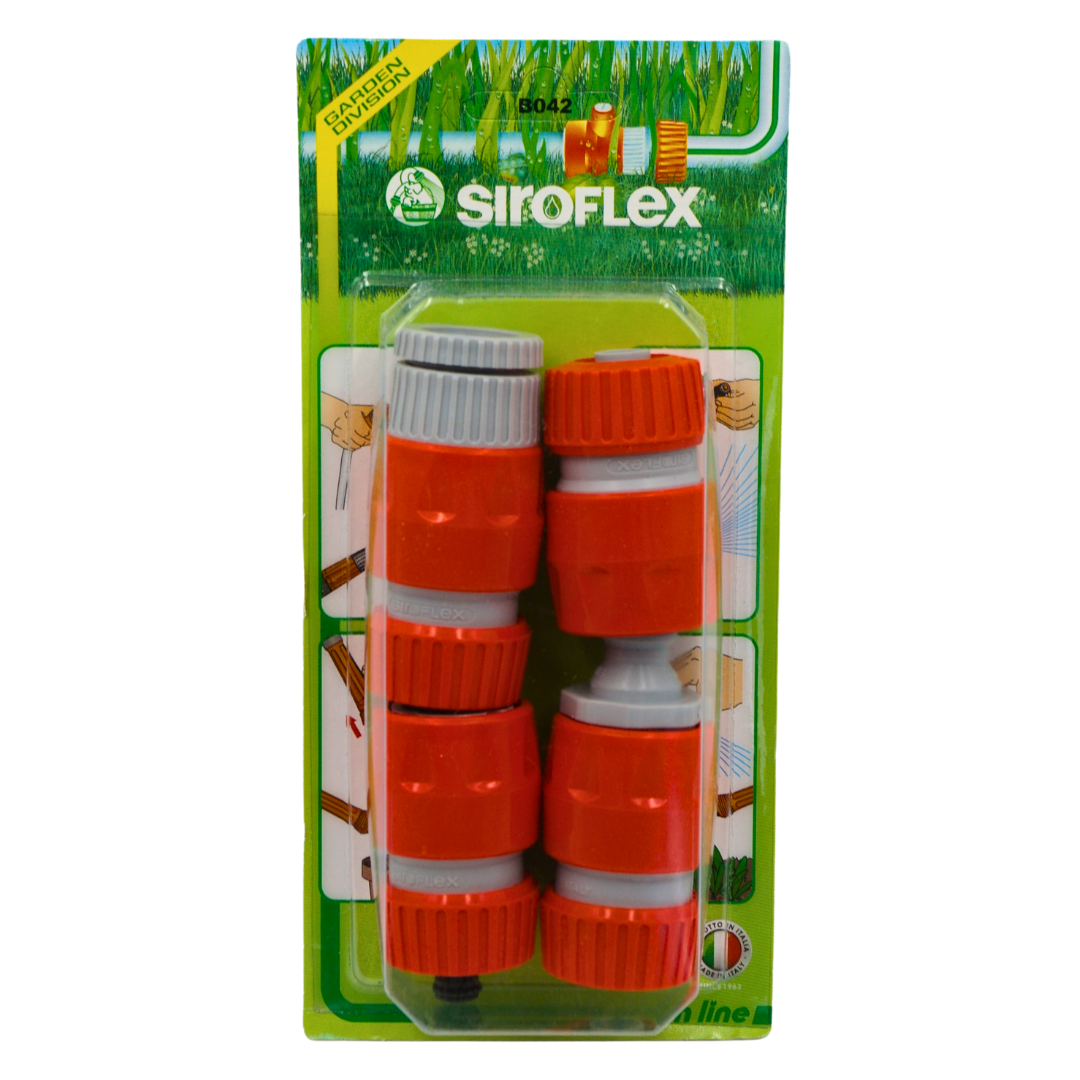 Hose connectors in retail packaging