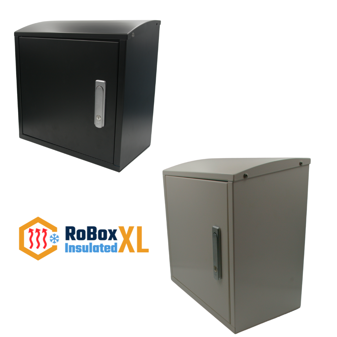 Both Large double tap box locking enclosures together