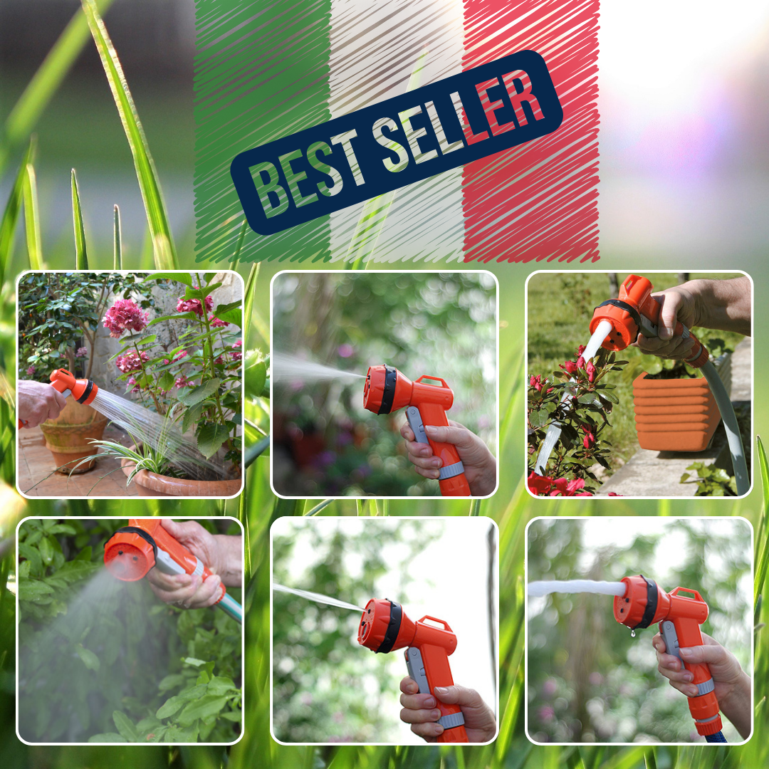 Collage of all the gardening watering functions