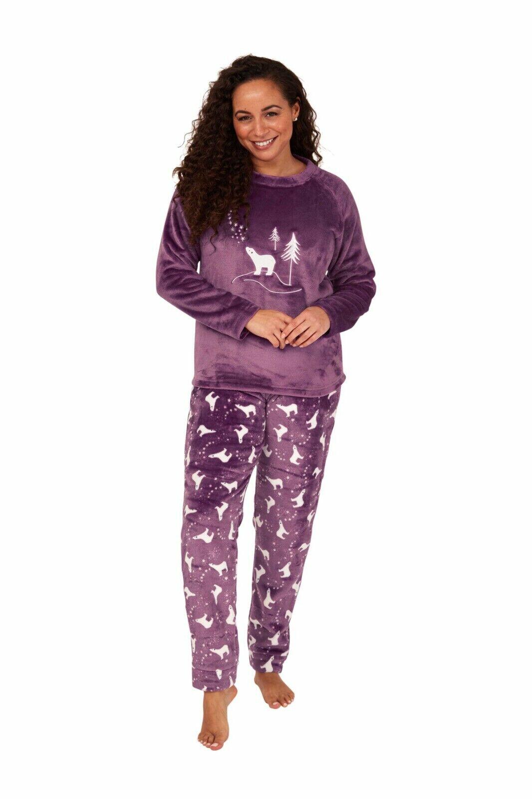 Fleece Pajamas Polar Bear Pjs Womens Boux Avenue Polar Bear Fleece