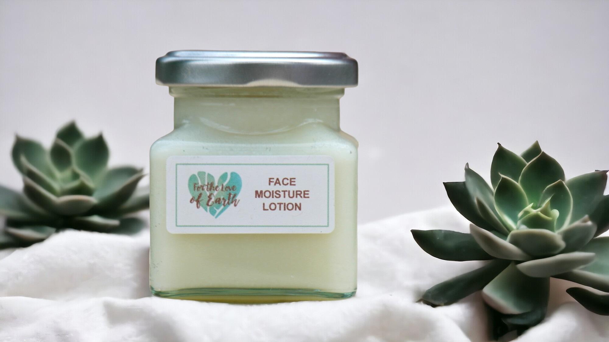 eco-friendly face moisturiser in a jar