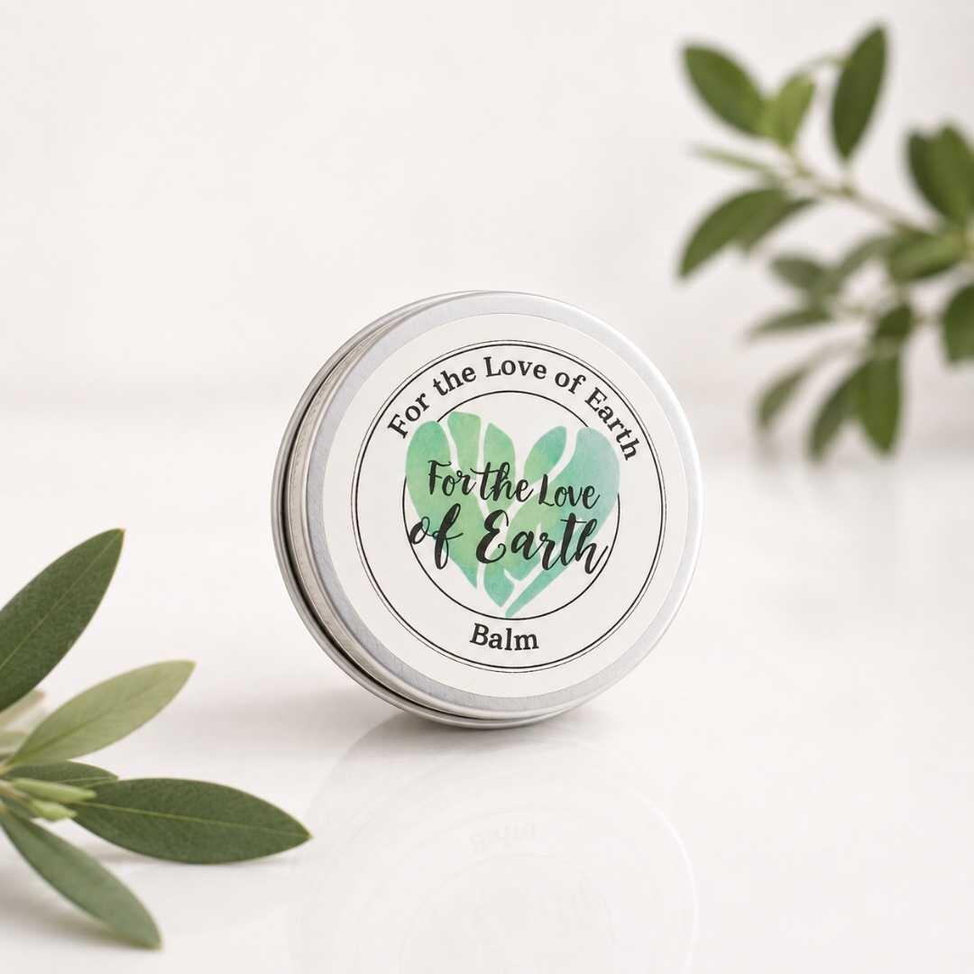 For The Love Of Earth balm in a tin