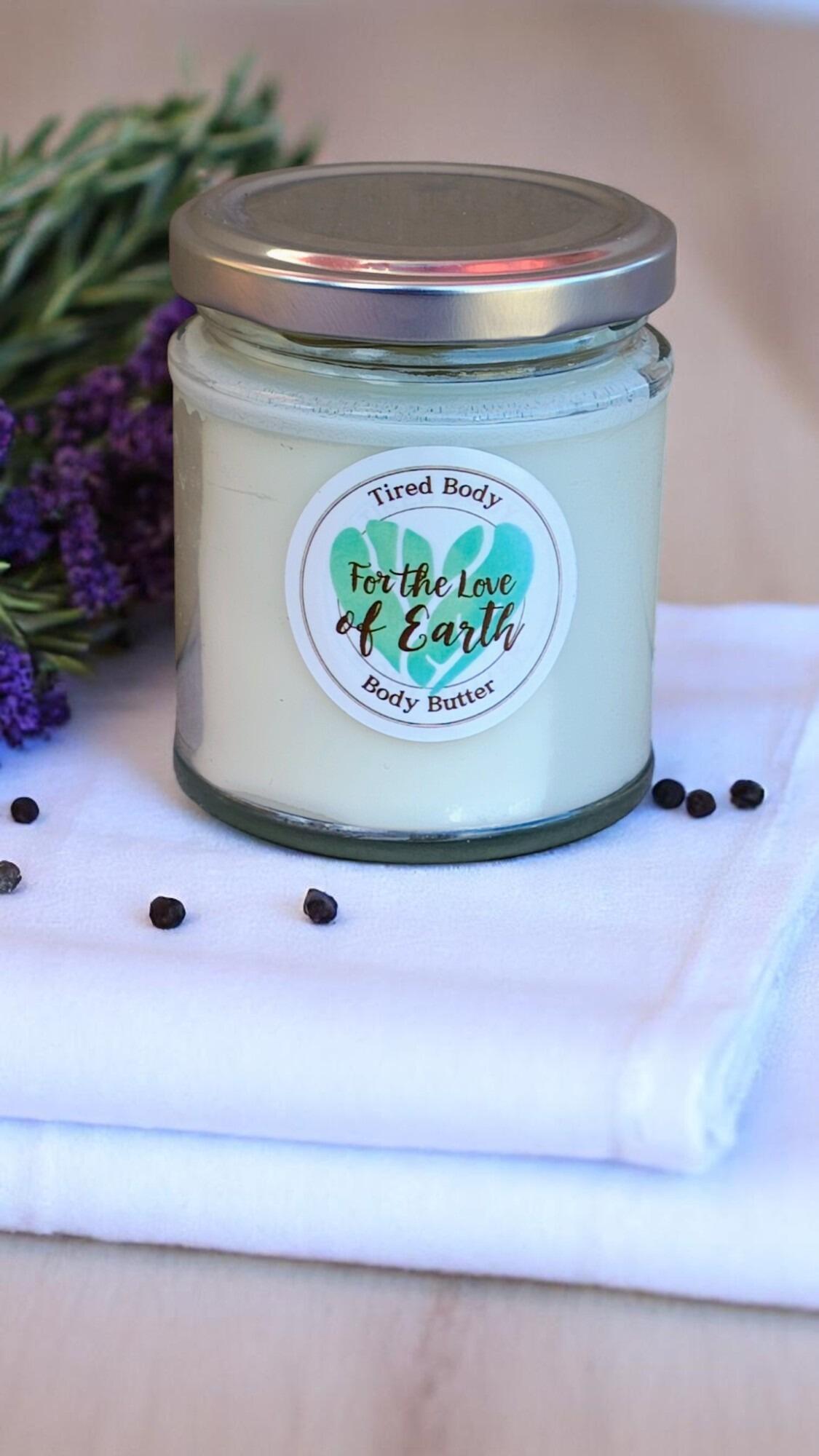 sustainable vegan body butter in a jar