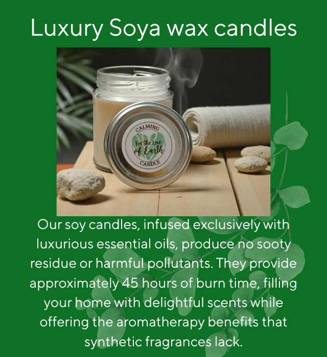 luxury soya wax candles