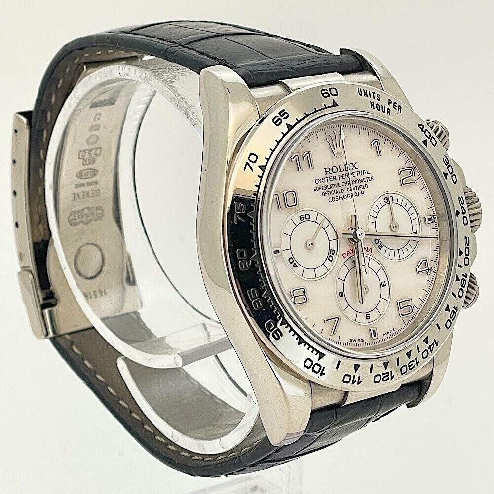 Rolex Daytona White Gold - Mother of Pearl Dial - The Classic Watch Buyers Club Ltd