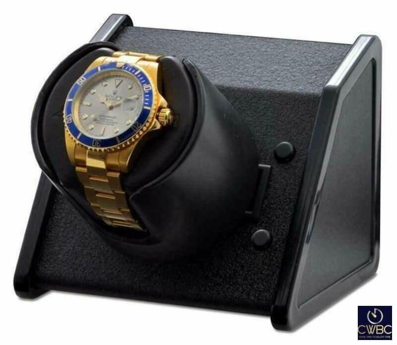 Orbita Sparta 1 Bold Single Watch Winder - Black - The Classic Watch Buyers Club Ltd