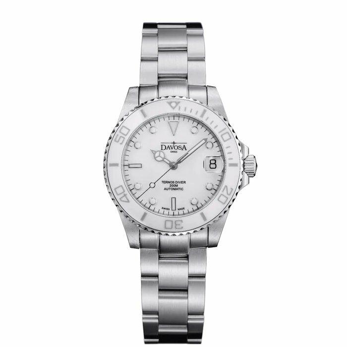 Davosa Ternos - Medium White Dial - The Classic Watch Buyers Club Ltd