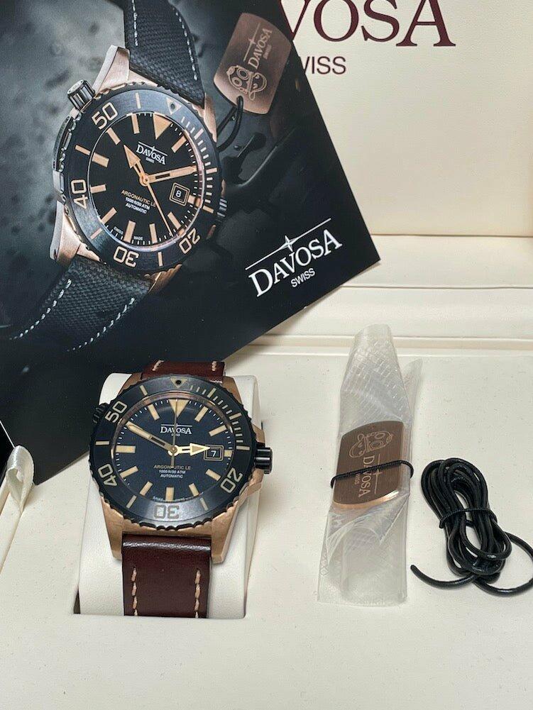 Davosa Argonautic Bronze TT 134/300  - The Classic Watch Buyers Club Ltd