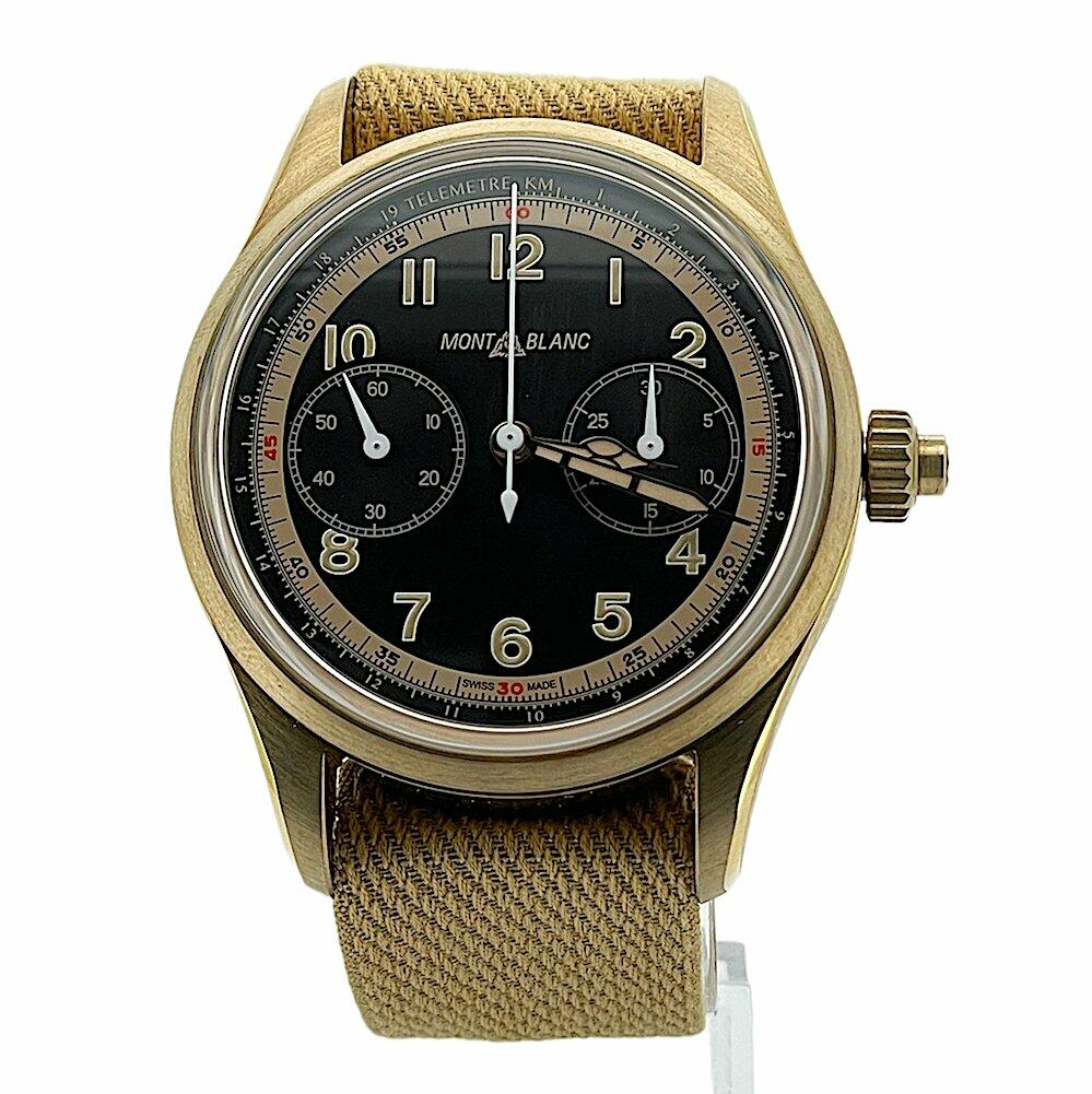 Montblanc 1858 Bronze Monopusher Chronograph - The Classic Watch Buyers Club Ltd