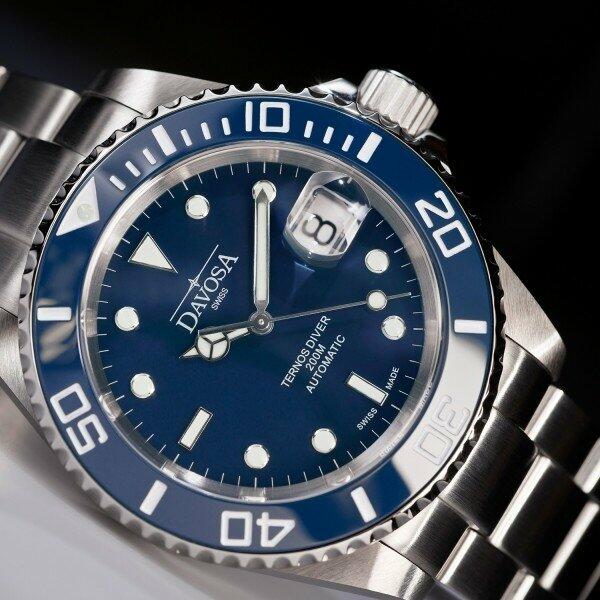 Davosa Ternos Ceramic Blue - The Classic Watch Buyers Club Ltd