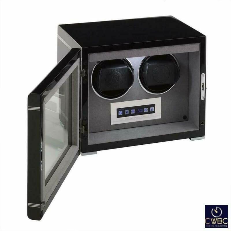 Rapport Formula Double 2 Watch Winder in Gloss Black - The Classic Watch Buyers Club Ltd