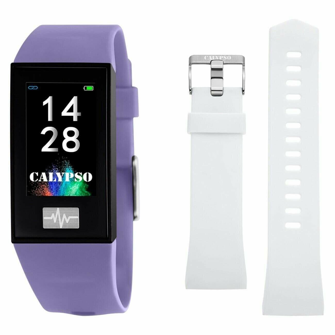 Calypso Smartime Smart Watch Bluetooth Multifunction Fitness Tracker Lilac Purple - The Classic Watch Buyers Club Ltd