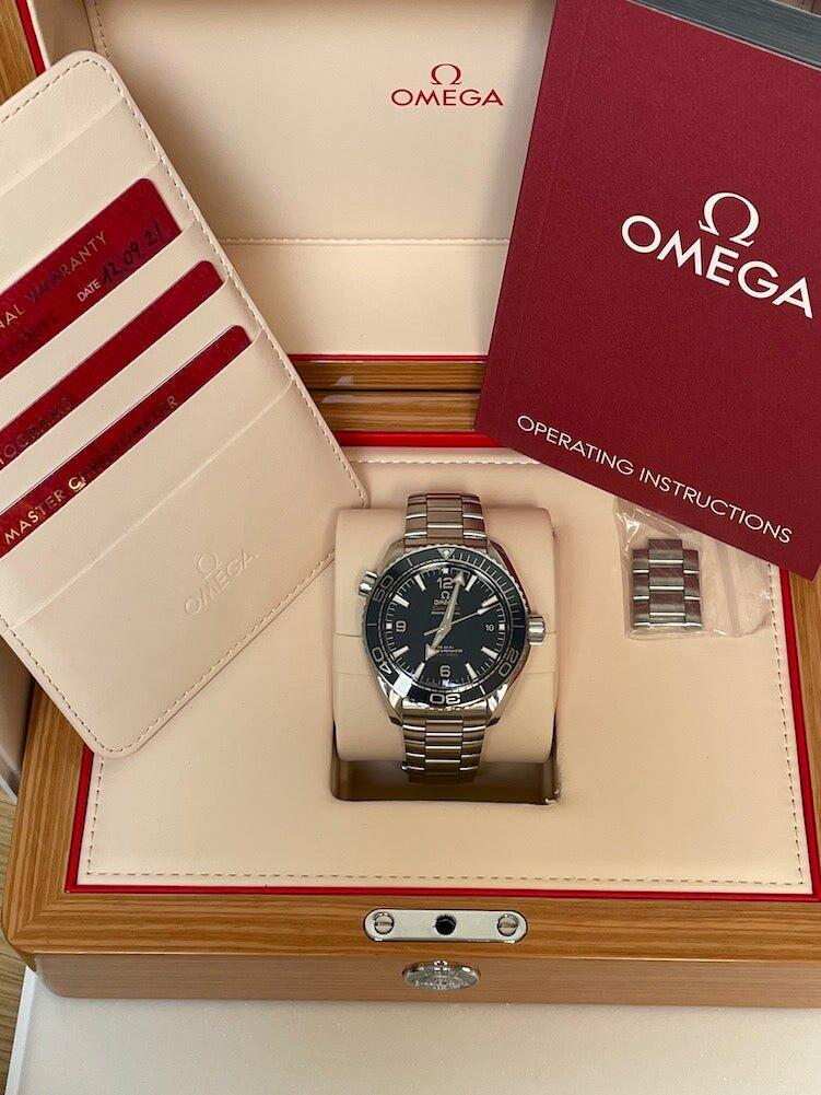 Omega Seamaster Planet Ocean 600m - Rare Blue Dial - The Classic Watch Buyers Club Ltd