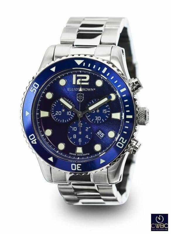 Elliot Brown Bloxworth, Blue dial SS Bracelet - The Classic Watch Buyers Club Ltd
