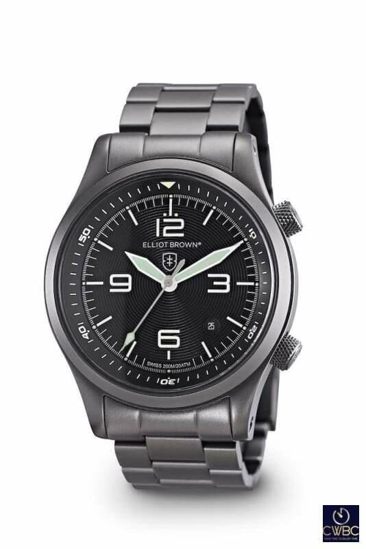 Elliot Brown Canford Gunmetal PVD Black Dial - The Classic Watch Buyers Club Ltd
