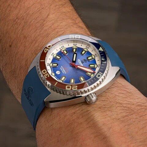 Ocean Crawler Core Diver 'Pepsi' Blue Refractor - The Classic Watch Buyers Club Ltd