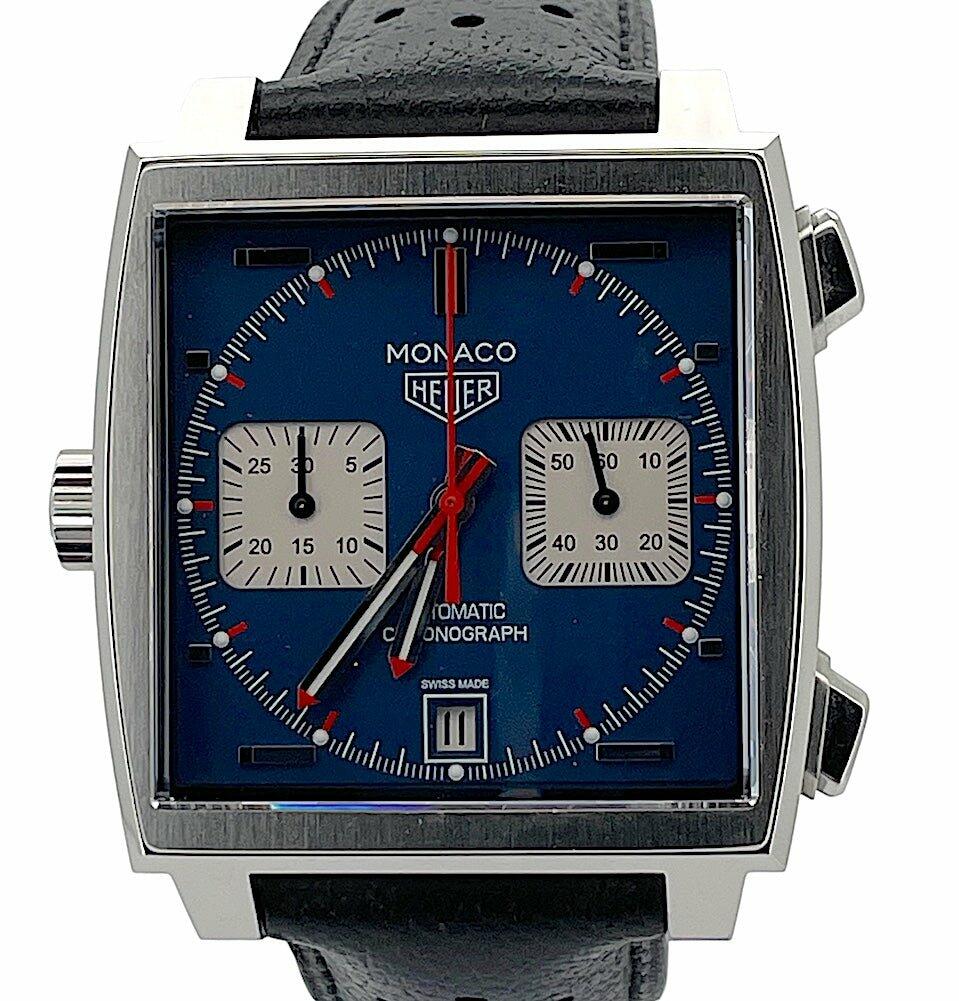 Tag Heuer McQueen Monaco Special Edition Blue - The Classic Watch Buyers Club Ltd