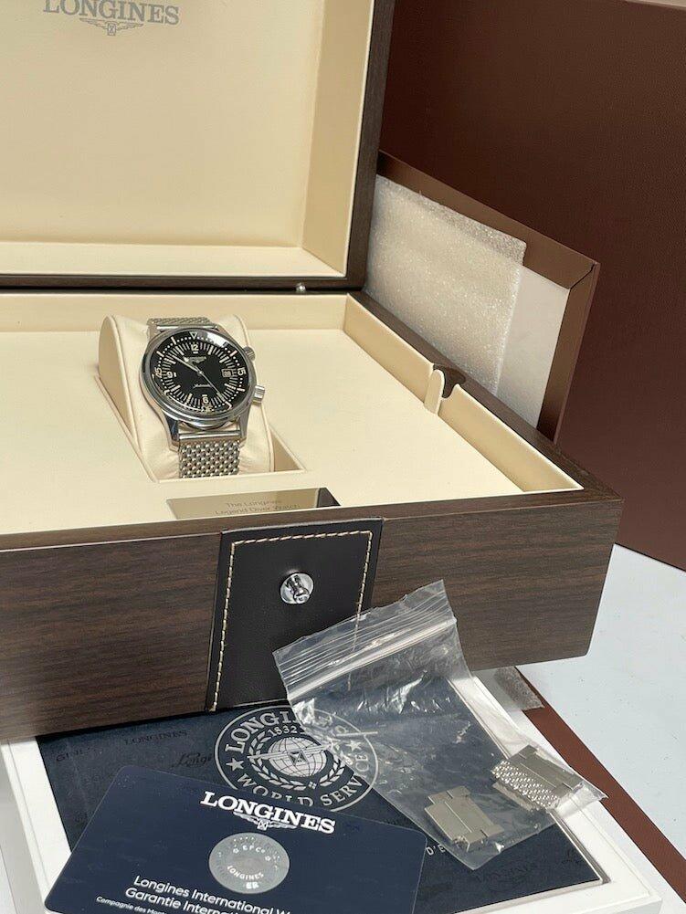 Longines Legend Diver - L3.774.4.50.6 - The Classic Watch Buyers Club Ltd