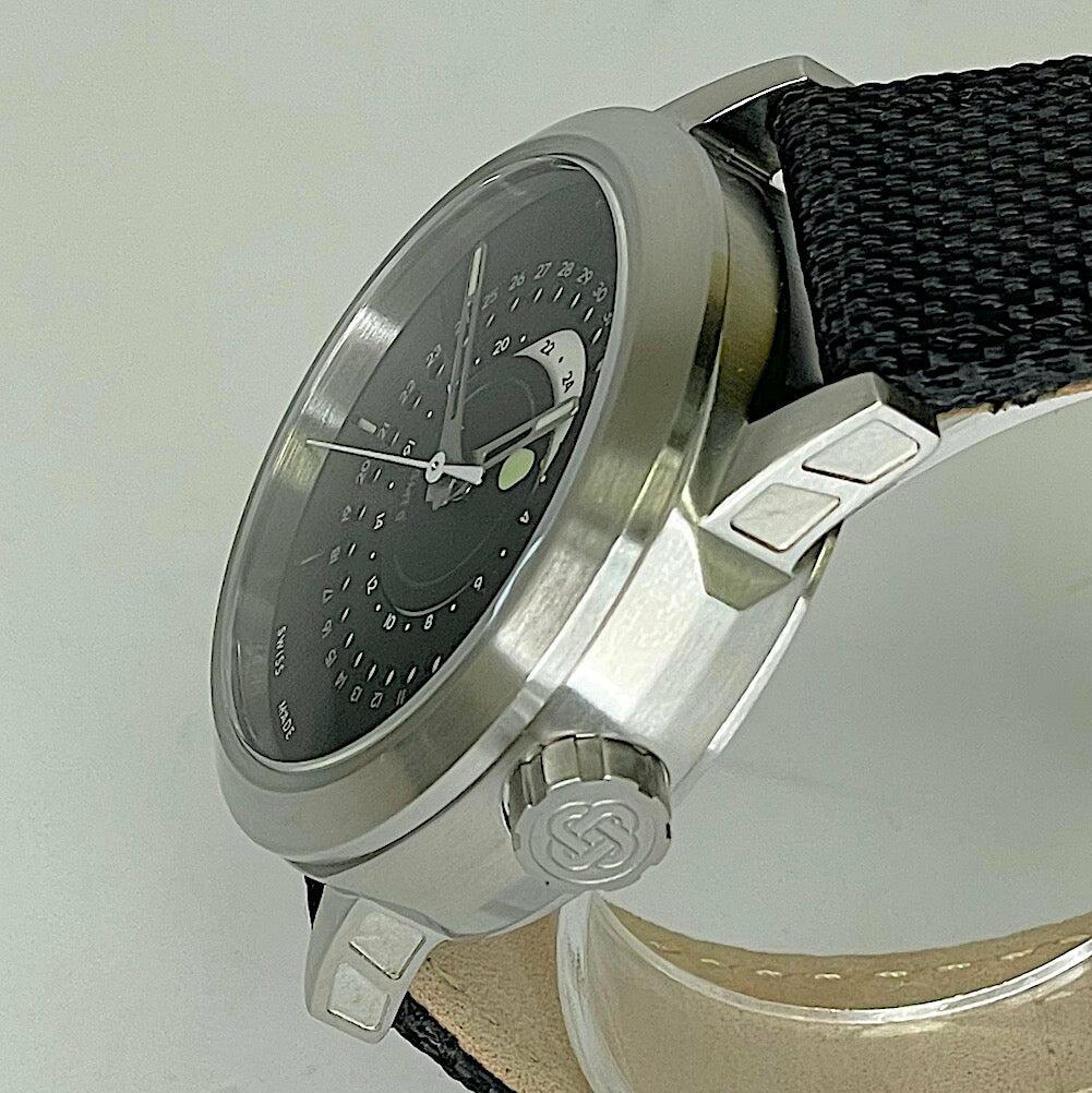 Isotope GMT Zero Degrees in Black - The Classic Watch Buyers Club Ltd