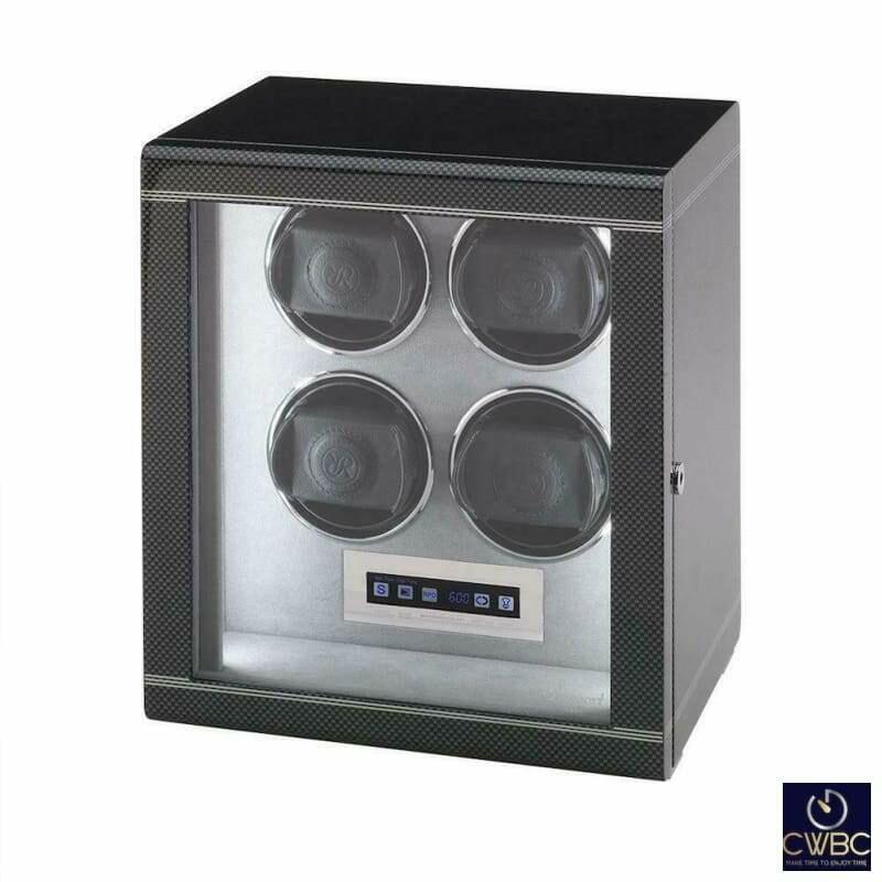 Rapport Formula Quad 4 Watch Winder Carbon Fibre - The Classic Watch Buyers Club Ltd