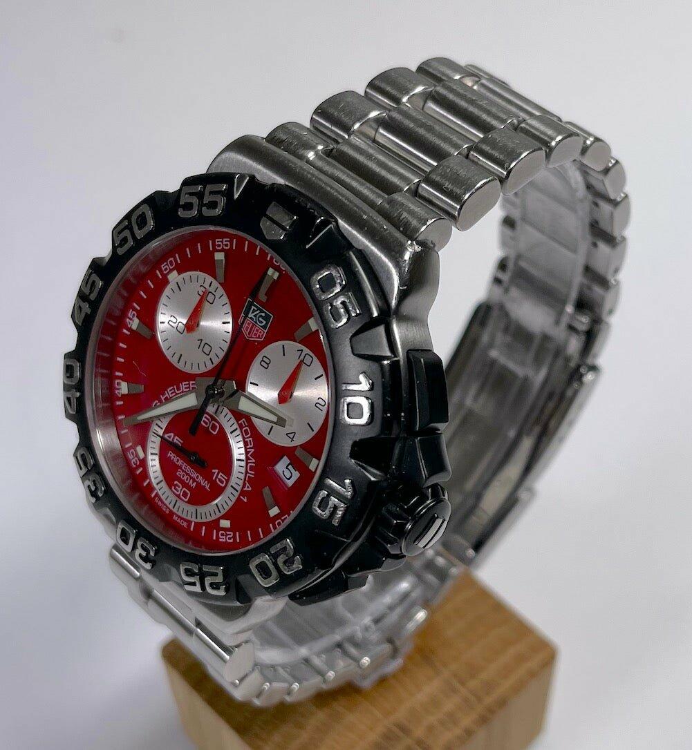 Tag Heuer Formula 1 Chrono in Red - The Classic Watch Buyers Club Ltd