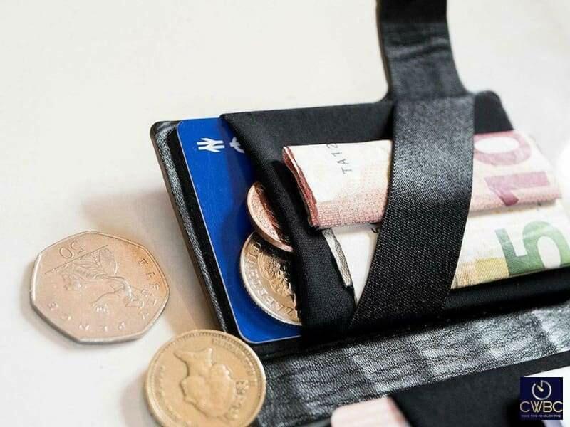 Civitas Regis RFID Cardprotector Slimline Wallet in Genuine Lizard Brown - The Classic Watch Buyers Club Ltd