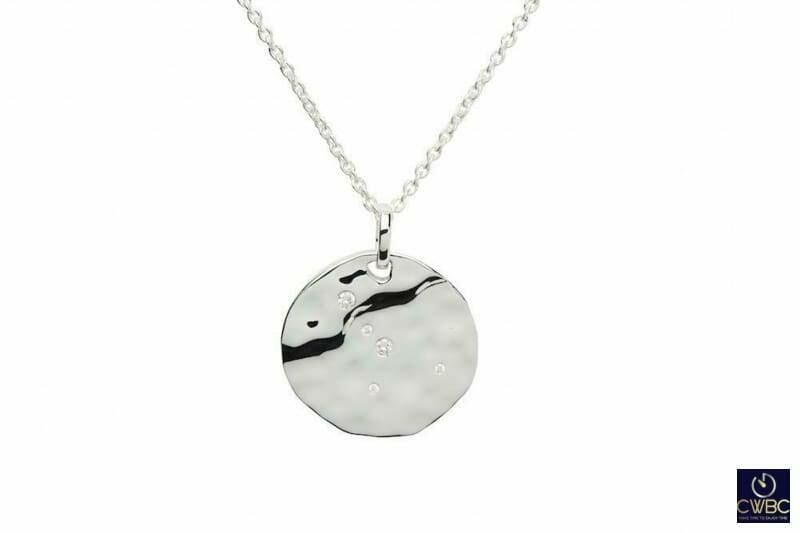 Unique & Co Zodiac Cancer Star Sign Sterling Silver Rose Gold Necklace Pendant - The Classic Watch Buyers Club Ltd
