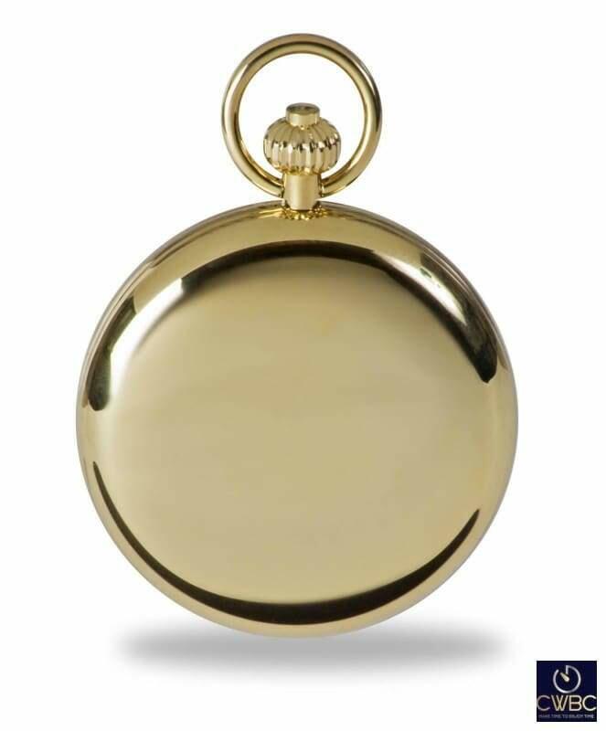 Rapport Oxford Mechanical Open Faced Pocket Watch. Gold Plated Metal PW94 - The Classic Watch Buyers Club Ltd