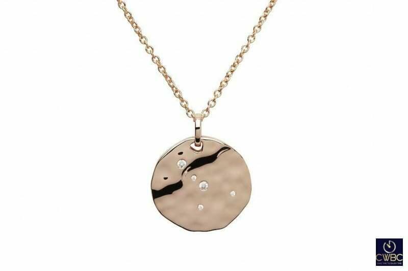 Unique & Co Zodiac Cancer Star Sign Sterling Silver Rose Gold Necklace Pendant - The Classic Watch Buyers Club Ltd