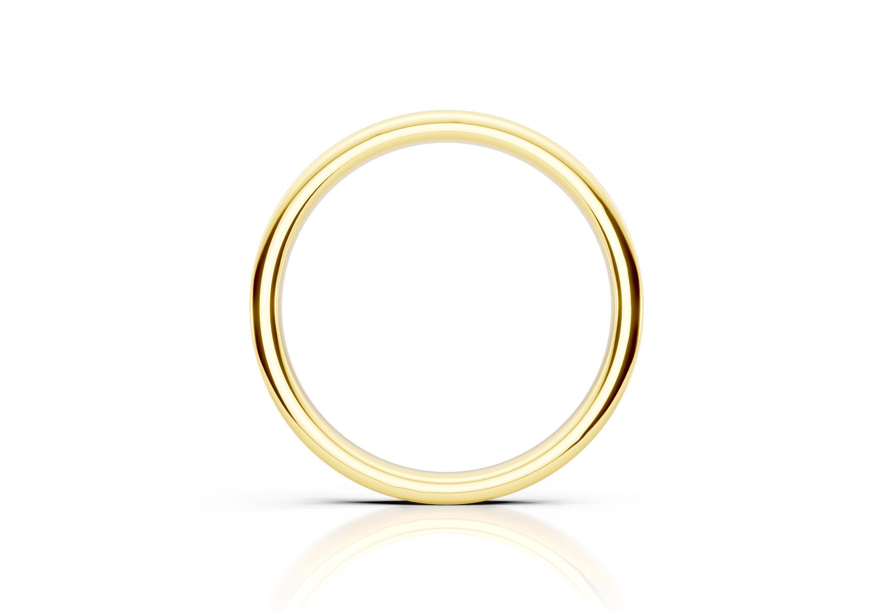 2.4mm full channel set diamond wedding band 0.50ct round diamonds in gold platinum and palladium
