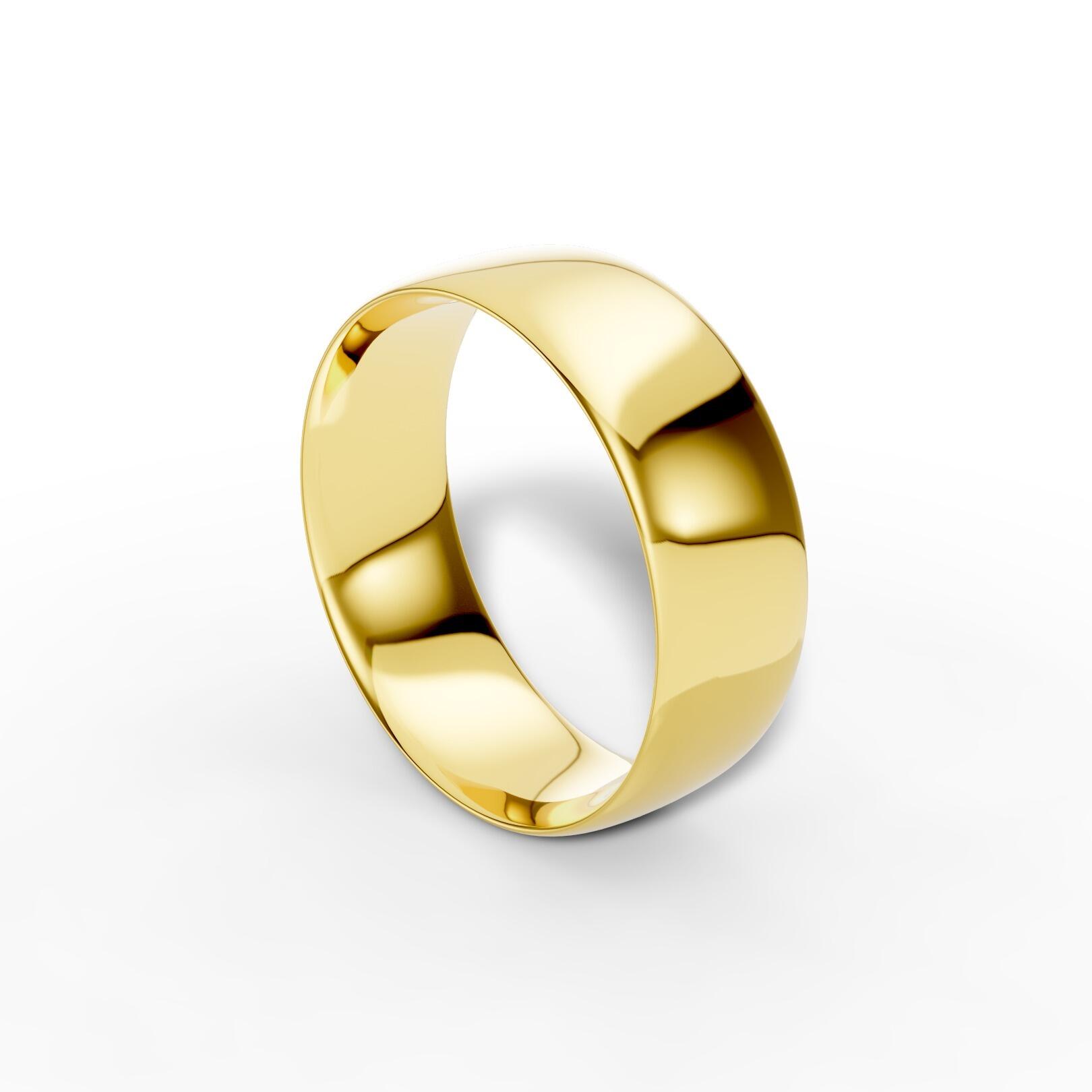 Ladies 7mm light traditional court comfort fit wedding ring 1.3mm depth in gold platinum palladium silver titanium and black zirconium