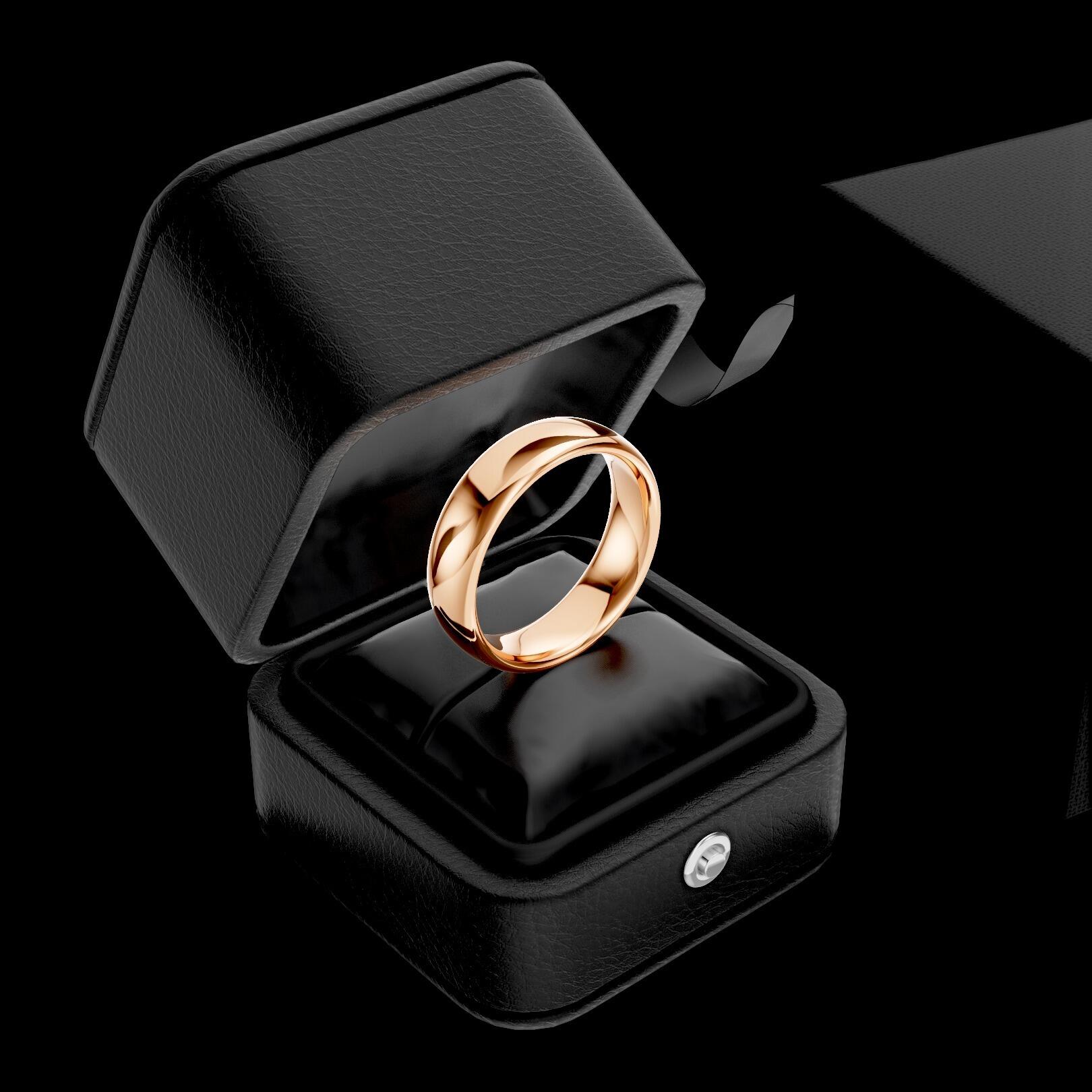Mens 6mm heavy traditional court comfort fit wedding ring 2.1mm depth in gold platinum palladium and argentium silver
