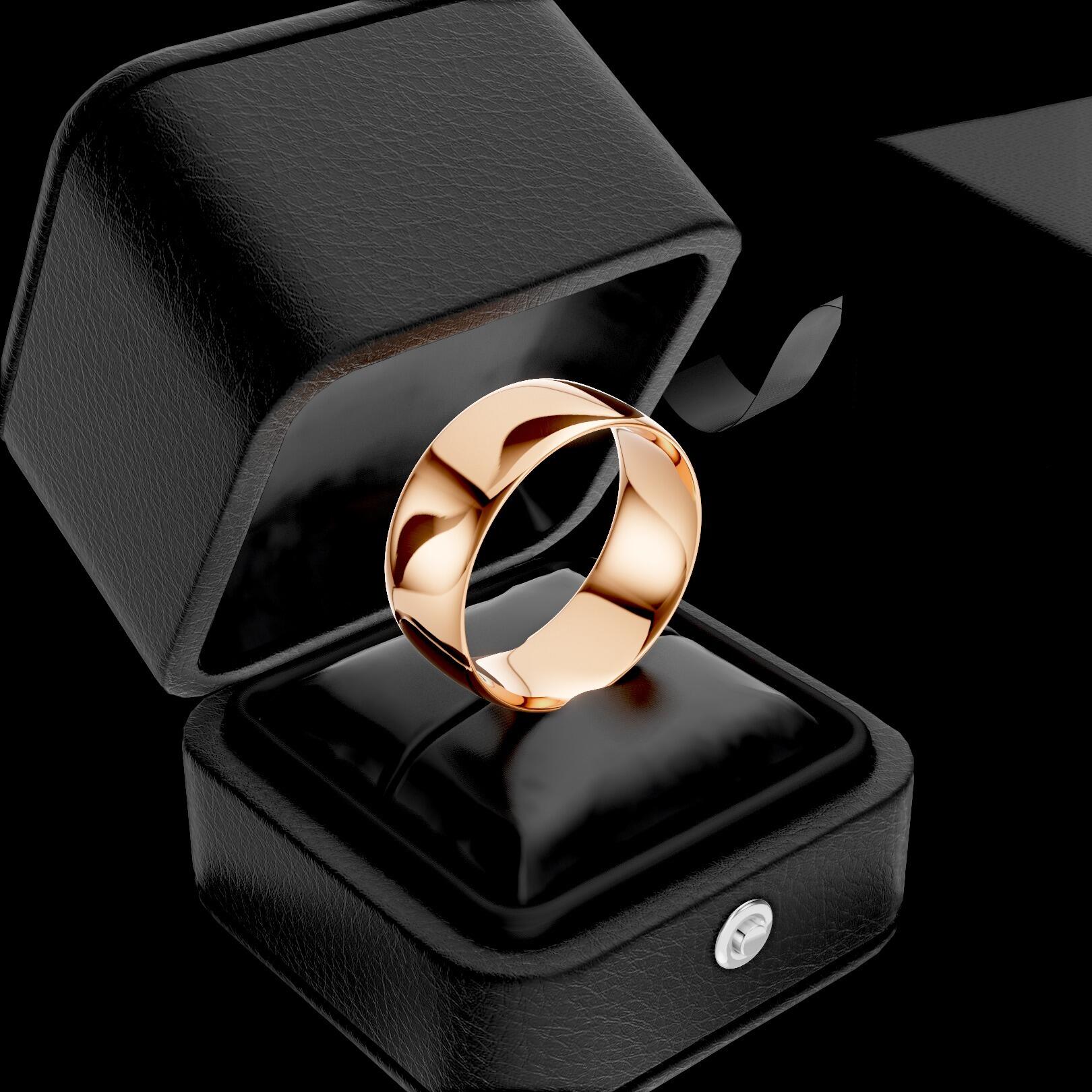 Ladies 8mm light traditional court comfort fit wedding ring 1.3mm depth in gold platinum palladium silver titanium and black zirconium
