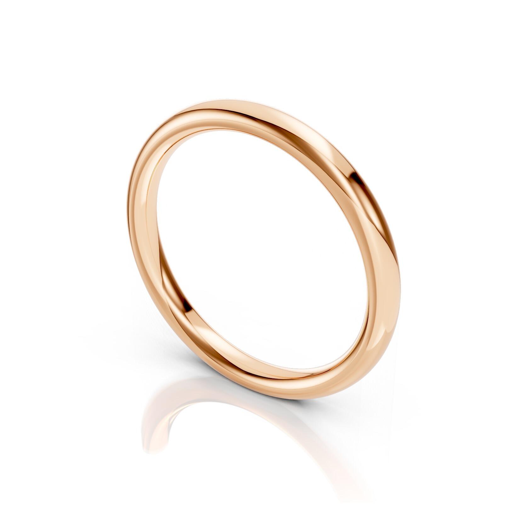 Mens 2.5mm heavy traditional court comfort fit wedding ring 2.1mm depth in gold platinum palladium silver titanium and black zirconium