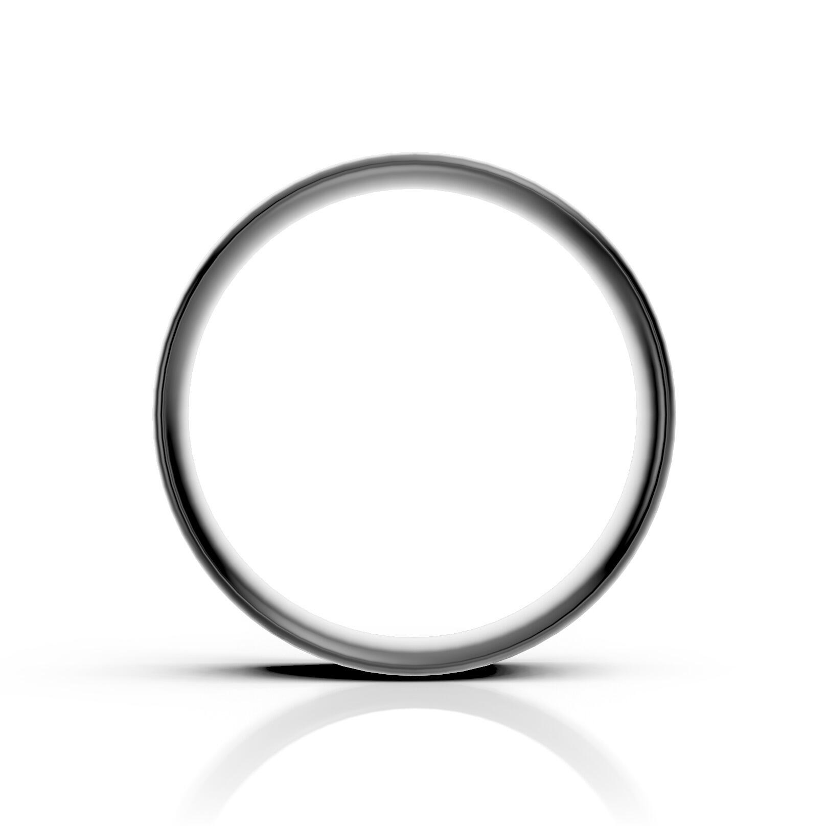 Ladies 6mm light traditional court comfort fit wedding ring 1.3mm depth in gold platinum palladium silver titanium and black zirconium